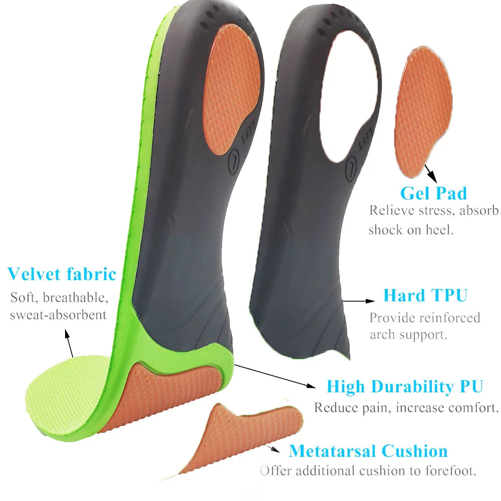 Orthopedic Shoes Insoles For Foot Arch Support