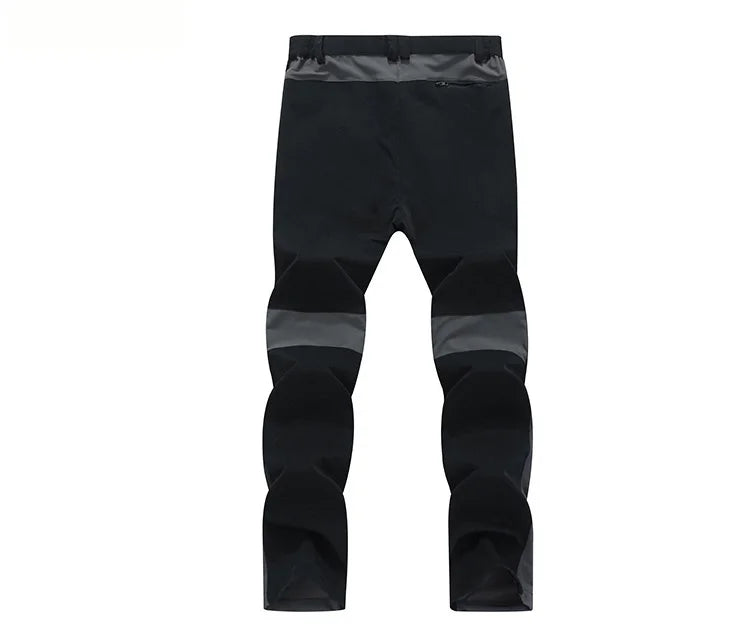 Men Sports Breathable Pants Hiking Trousers Camping Splash Prevention Quick Dry UV Resistant Elastic Thin