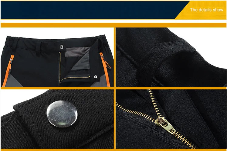 Men Sports Breathable Pants Hiking Trousers Camping Splash Prevention Quick Dry UV Resistant Elastic Thin