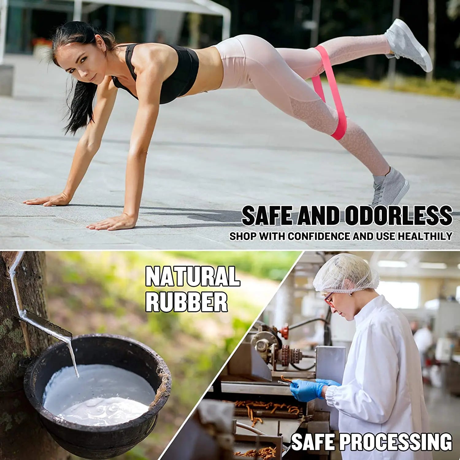 Resistance Loop Exercise Bands 5 Different Resistance Levels Elastic Band