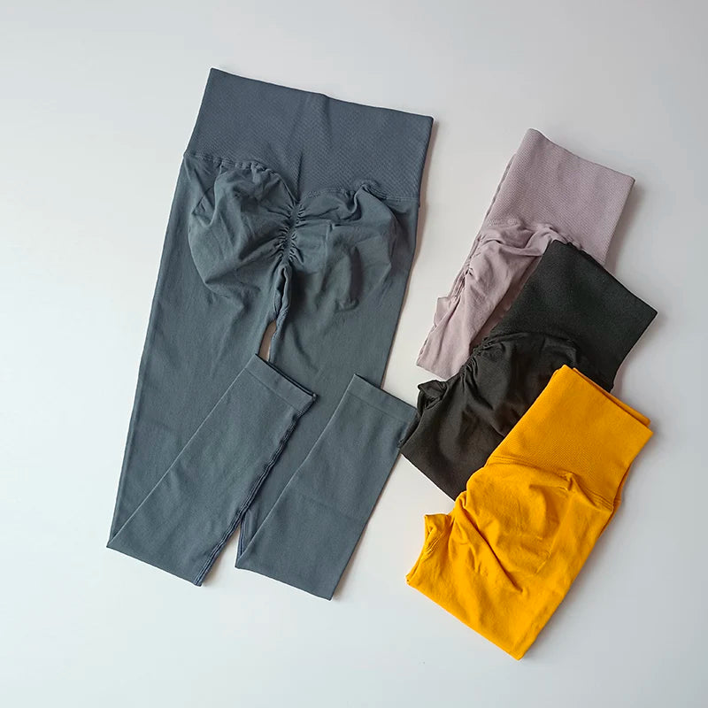 High Waist Yoga Leggings Women Seamless Push Up Sport Leggings Fitness