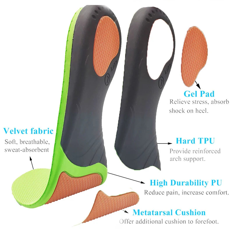 Orthopedic Shoes Insoles For Foot Arch Support