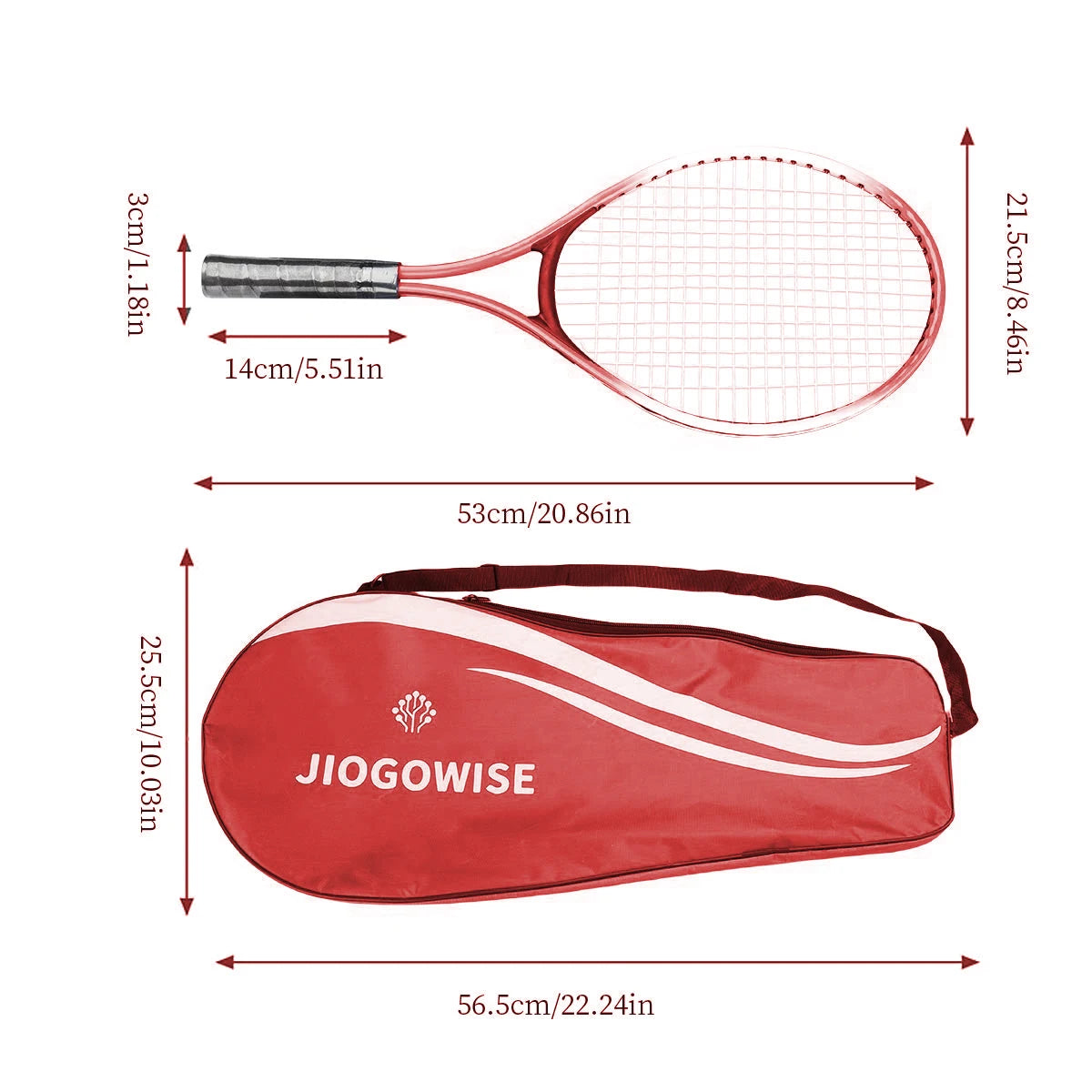 2 Pack Tennis Rackets Included Tennis Bag