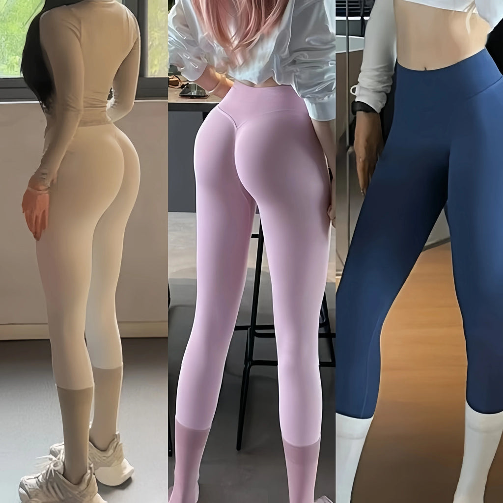 High Elastic Seamless Yoga Leggings - Women Fitness Quick Dry Push Up Sports Pants