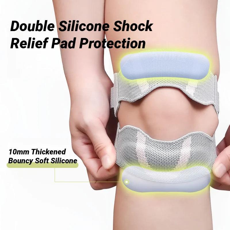 Patella Knee Strap With Silicone Pad For Patellar Tendon Support Adjustable Compression Sports Brace