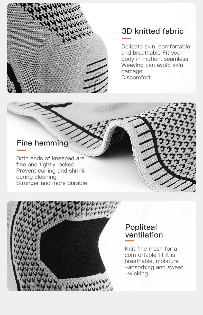 Silicone Knee Pads Strap Patella Support Knee Brace