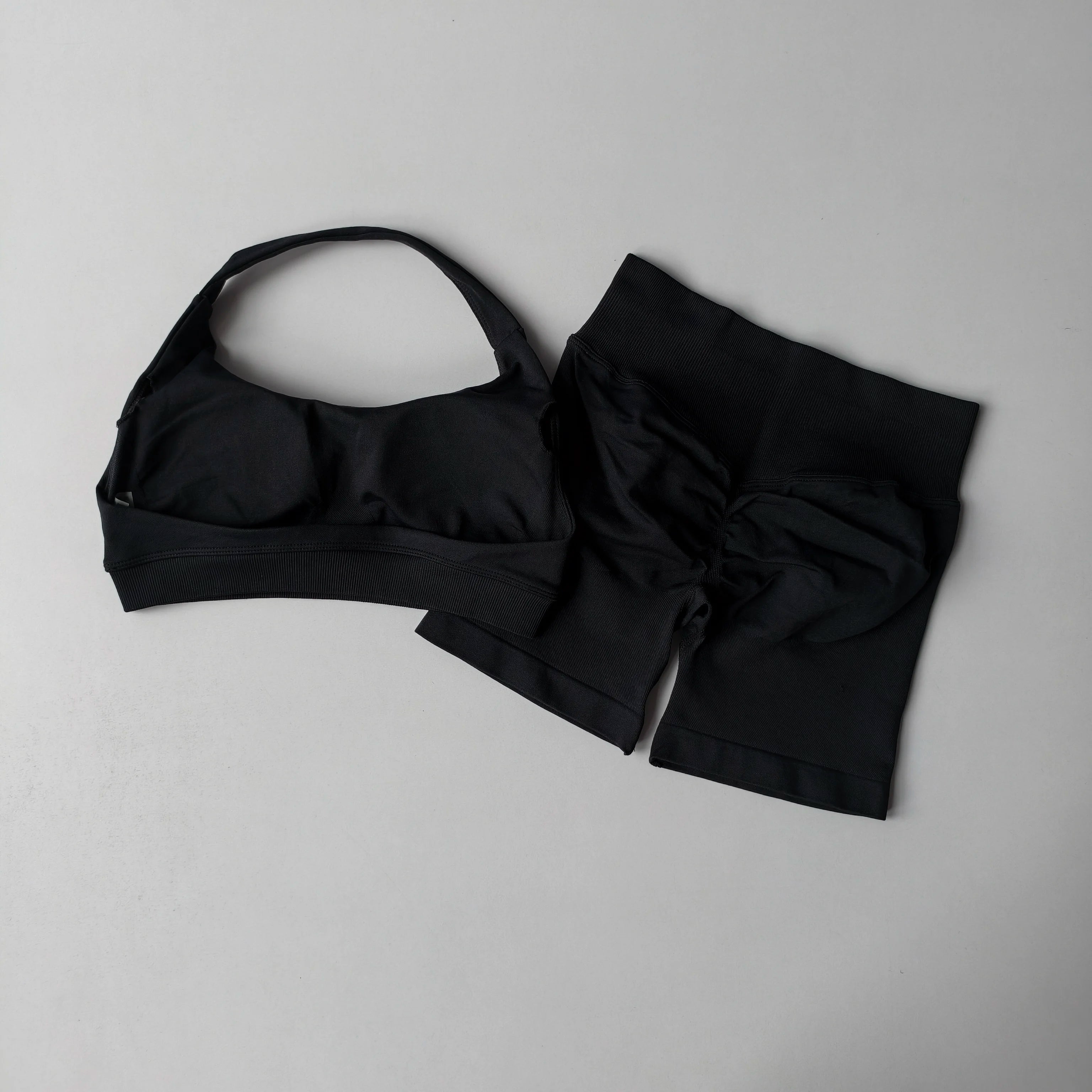 2 Piece Yoga Suit for Women Seamless Fitness Gym Outfit