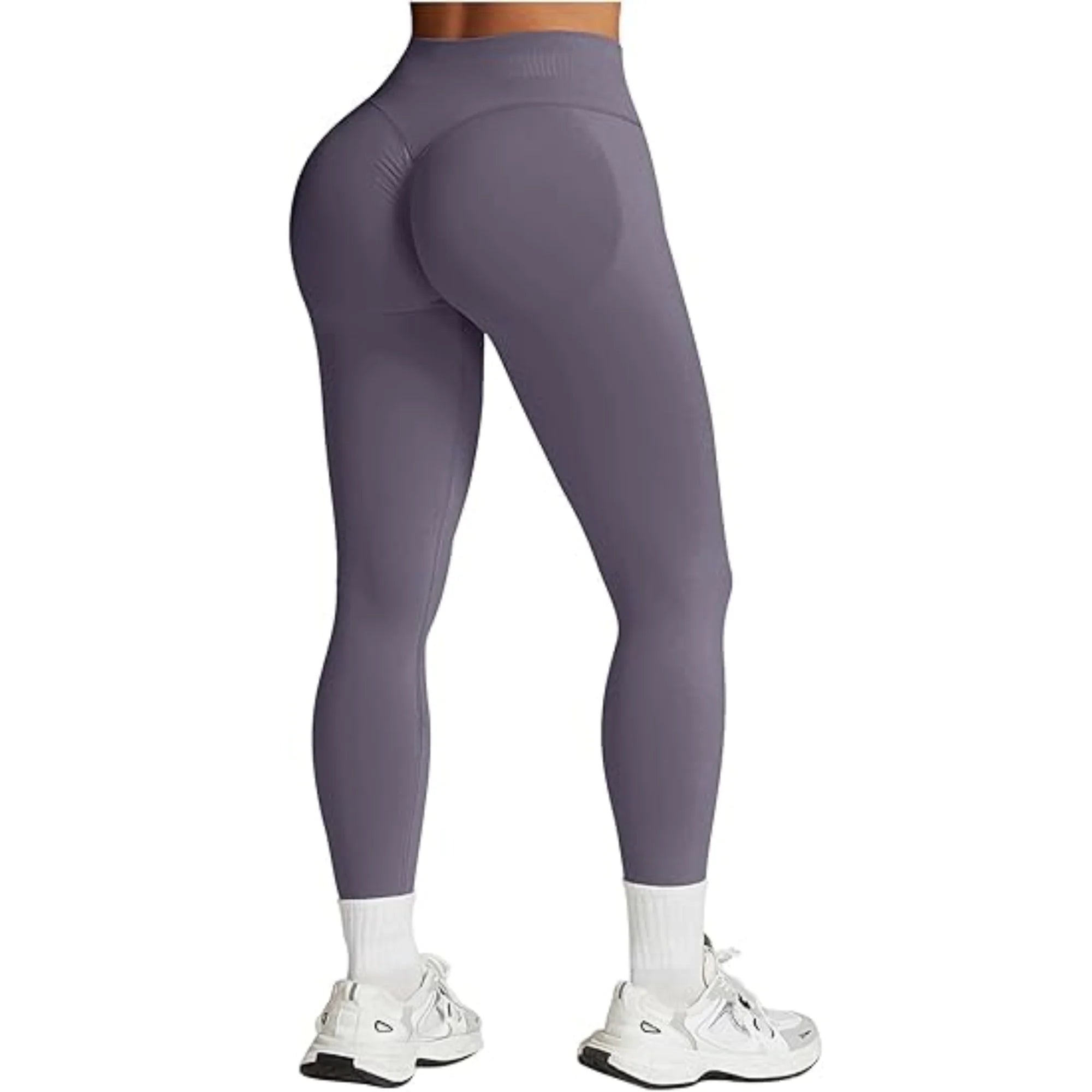 Seamless Women Solid Waist Yoga Pants hip Lifting Tights