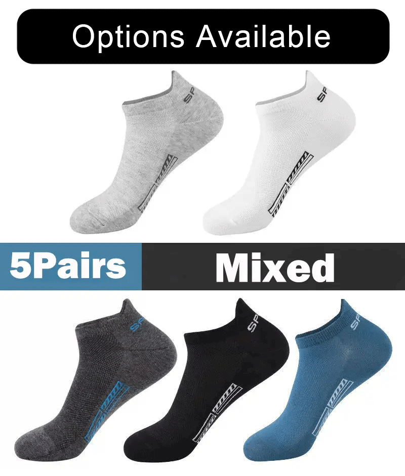 5 Pack Sports Socks