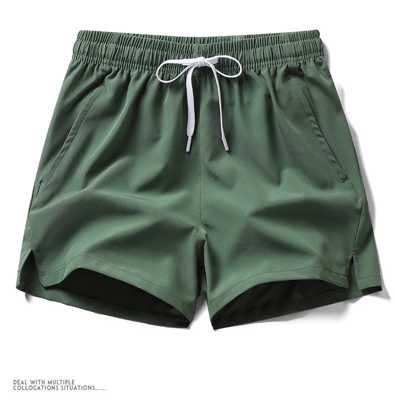 Sports Shorts With Zippered Pockets For Men And Women