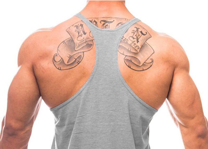 Men's Fitness Bodybuilding Cotton Tank Tops