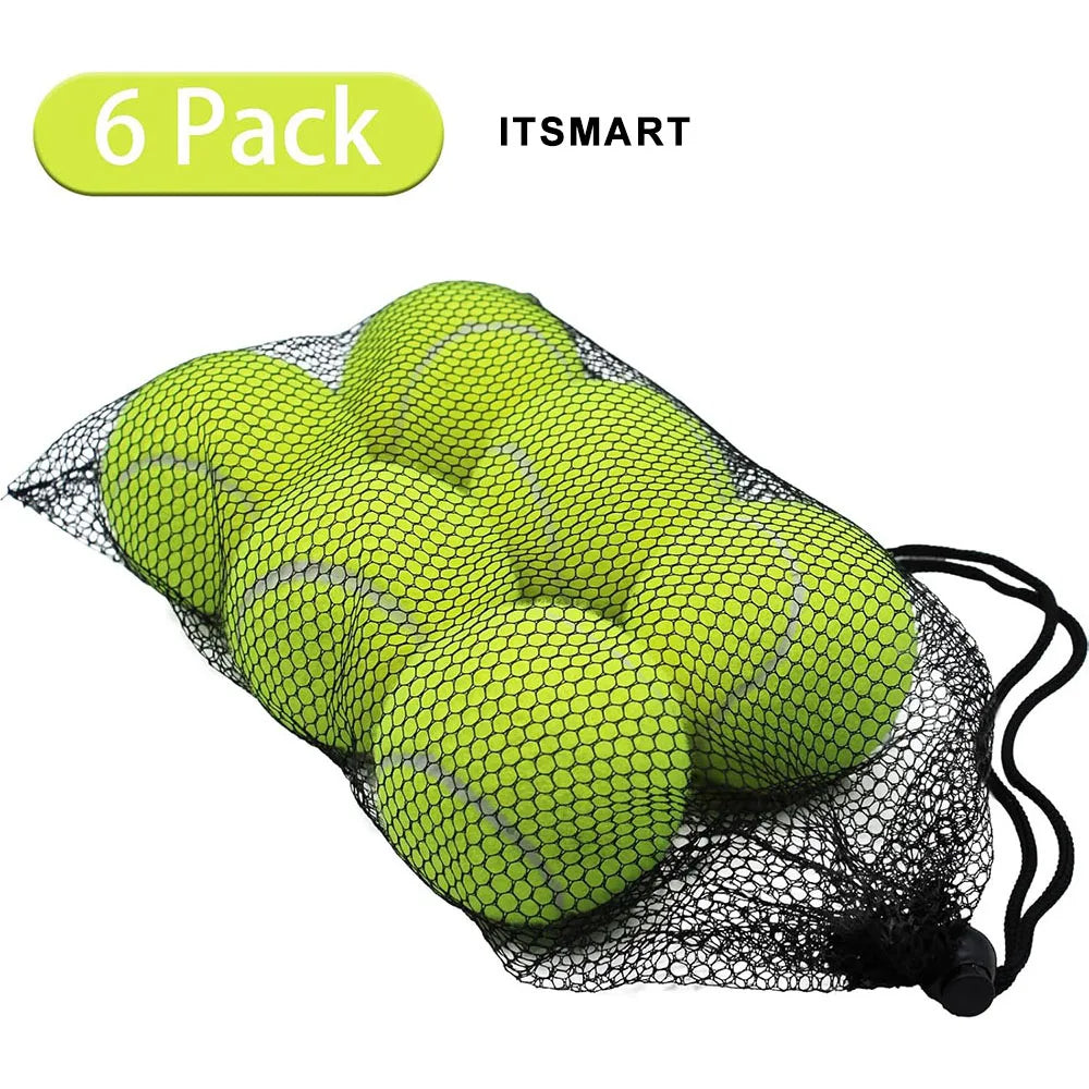 6/12 Pack Tennis Balls for Beginner High Elasticity Practice Tennis Balls With Bag