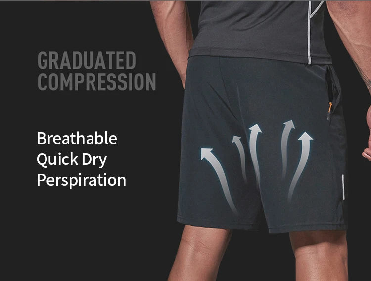 Running Shorts Men Loose Dry Fit Basketball Gym Fitness Shorts