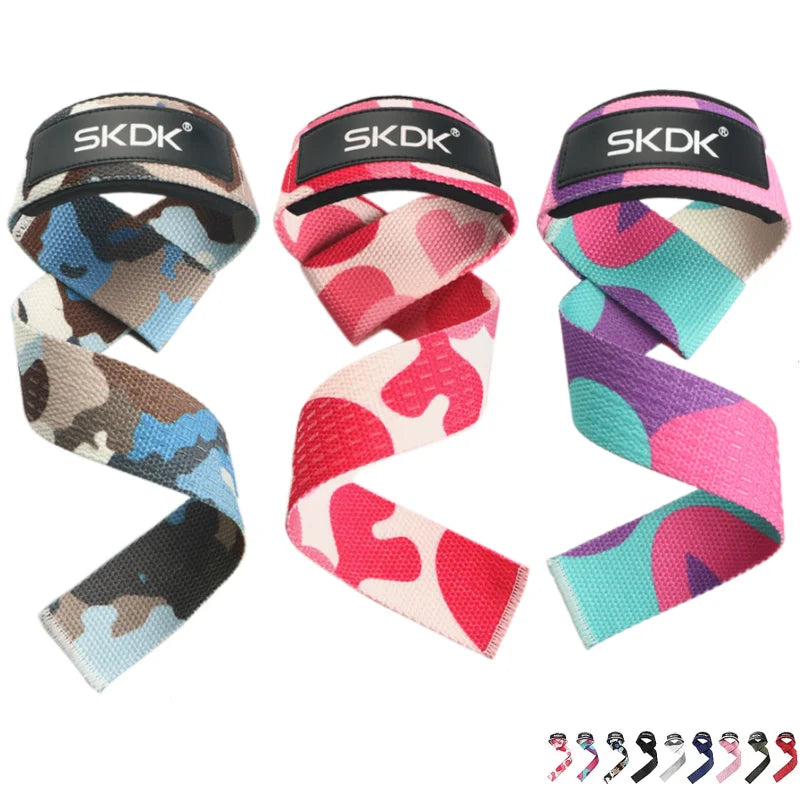 Weightlifting Wrist Straps Strength Training Booster Adjustable Non-slip Straps