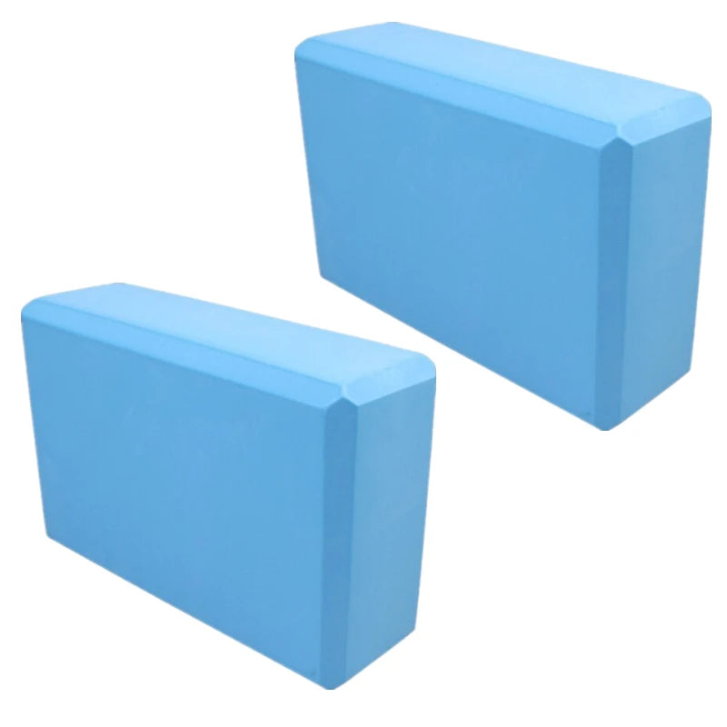 2 Pack Gym Blocks Foam Brick Training Exercise Fitness Equipment Yoga Blocks