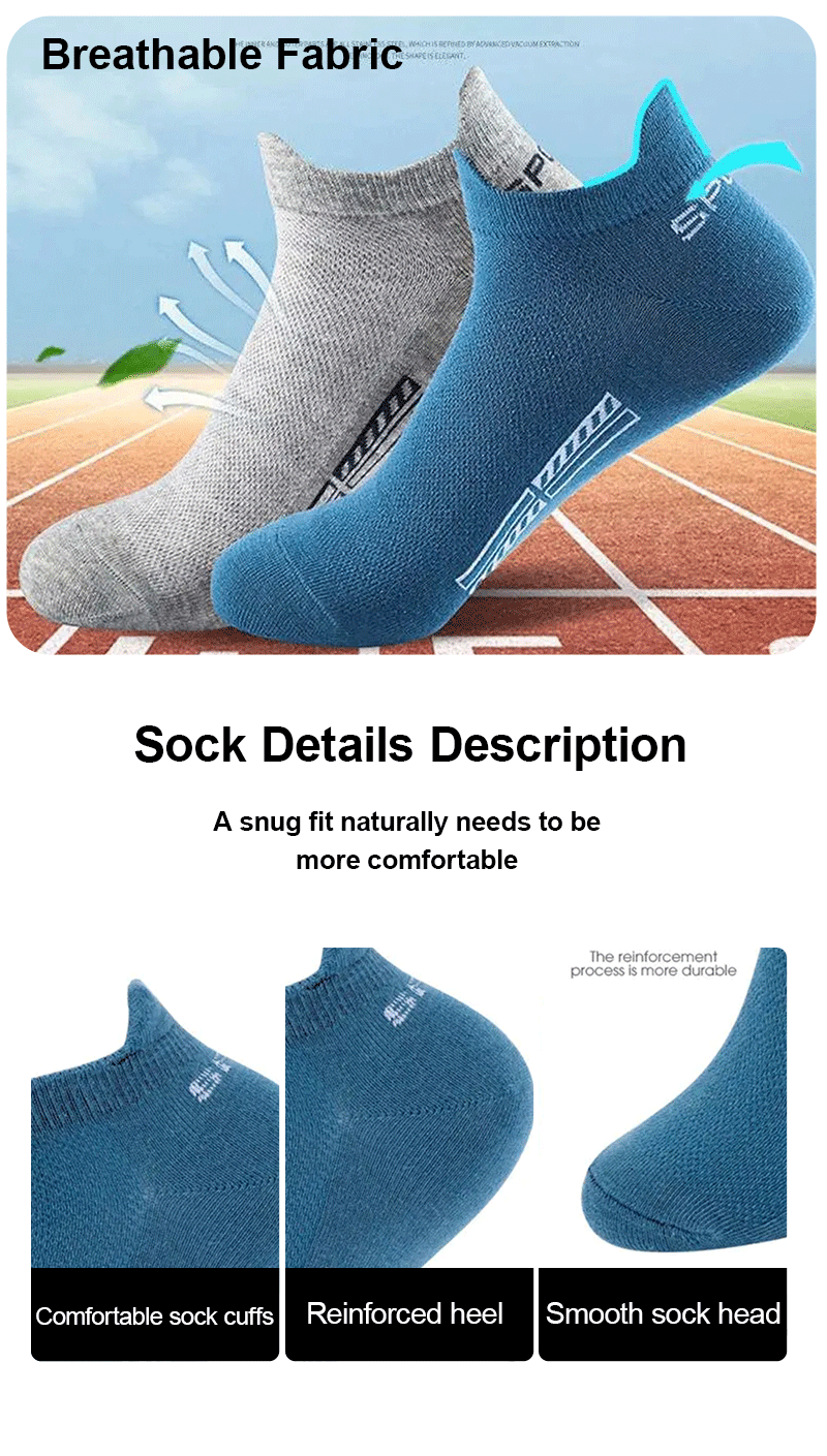 5 Pack Sports Socks