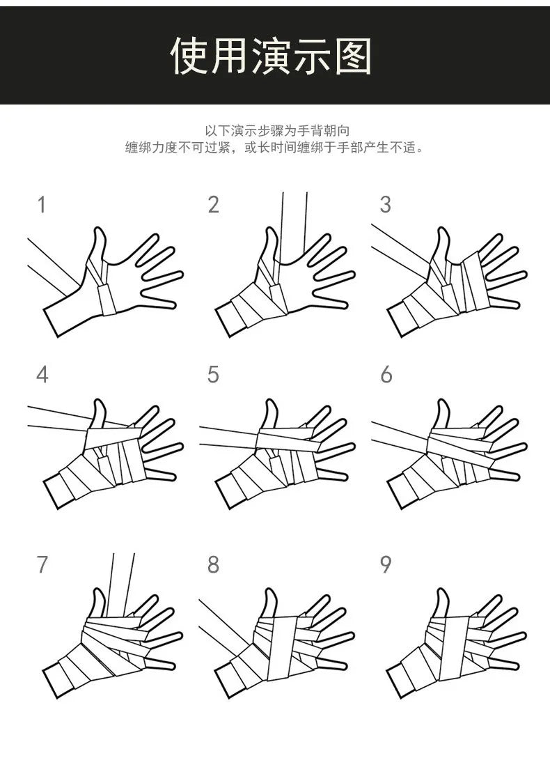 2 Piece 1.5/2/3/5M Boxing Training Bandages Cotton Sports Bandages For Martial Arts