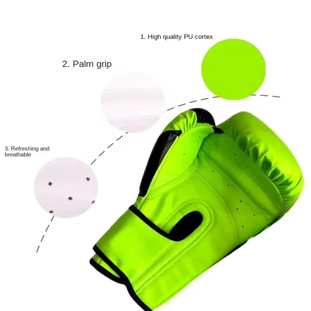 6/8/10/12/16Oz Kids Adult Boxing Gloves Professional Fighting Gloves