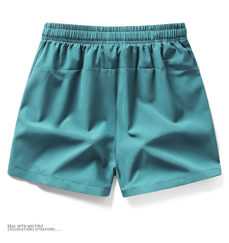 Sports Shorts With Zippered Pockets For Men And Women