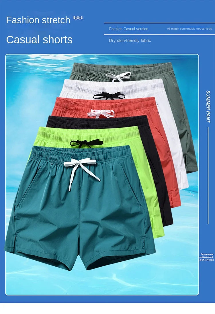 Sports Shorts With Zippered Pockets For Men And Women