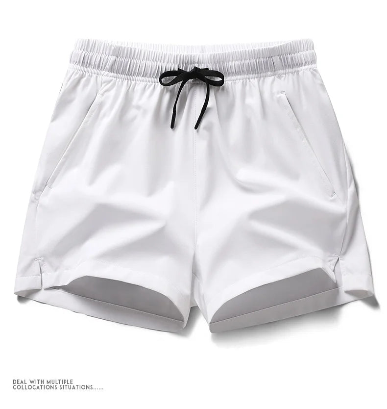 Sports Shorts With Zippered Pockets For Men And Women