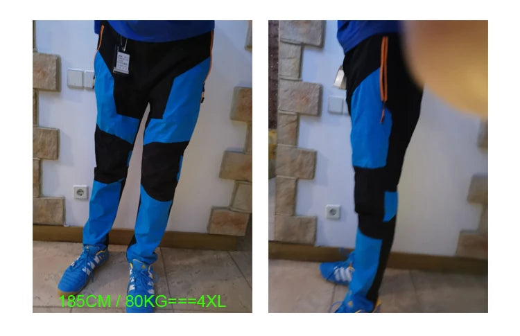 Men Sports Breathable Pants Hiking Trousers Camping Splash Prevention Quick Dry UV Resistant Elastic Thin