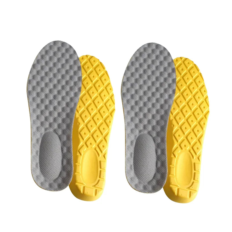 1 Pair/2Pairs Soft Latex Foam Breathable Insoles For Women Men