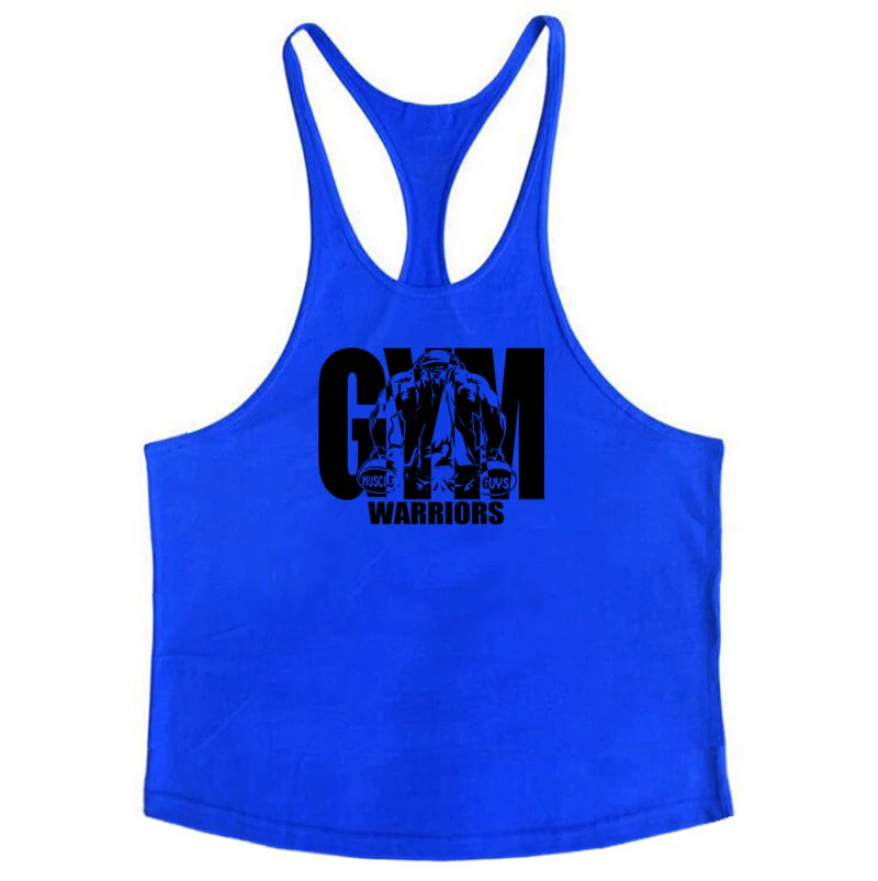 Men's Fitness Bodybuilding Cotton Tank Tops
