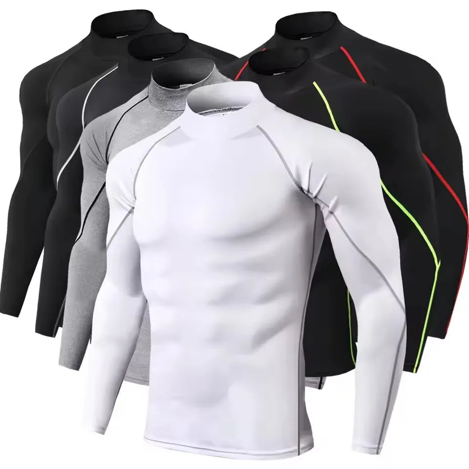Men Compression Long Sleeve T Shirt Sportswear