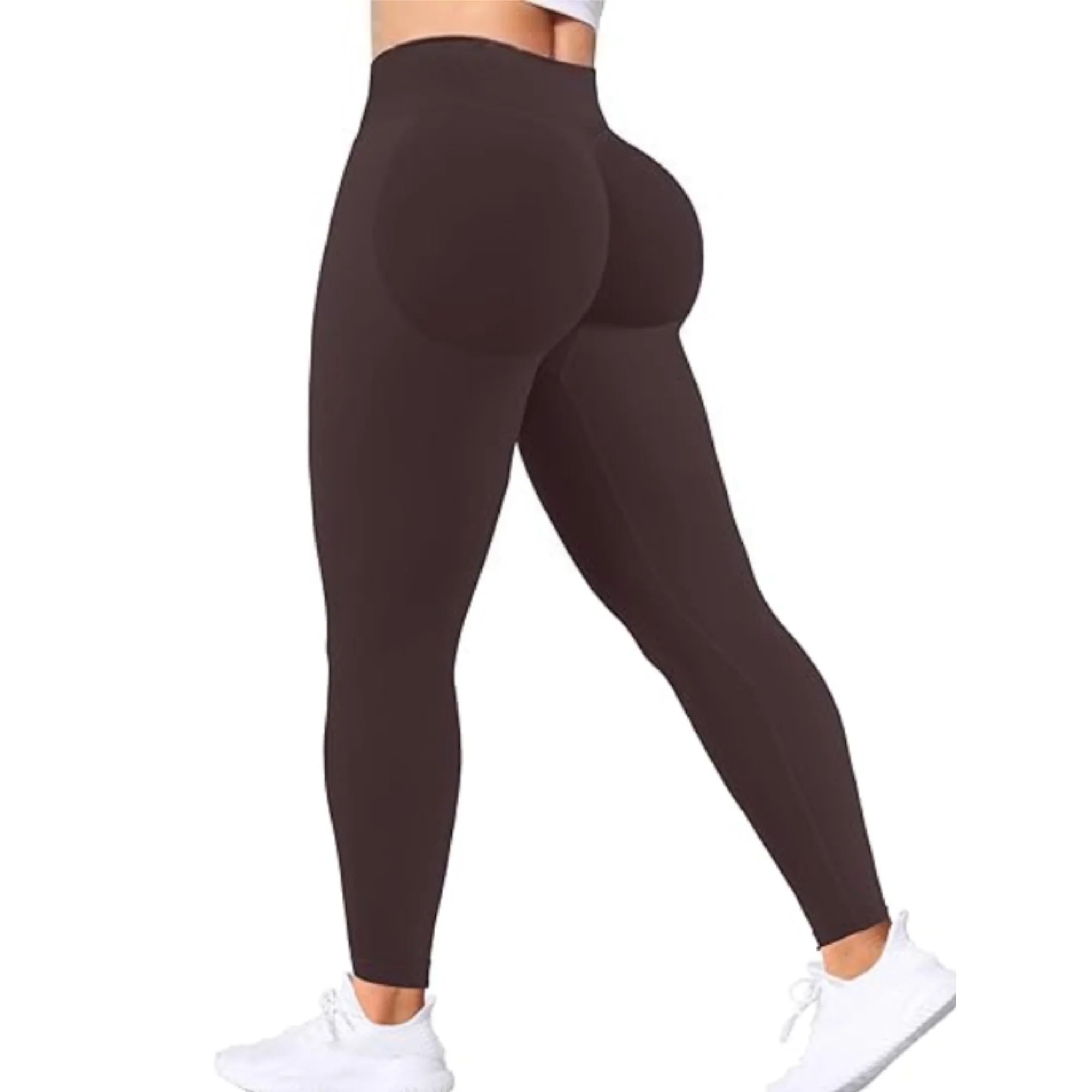 Seamless Women Solid Waist Yoga Pants hip Lifting Tights