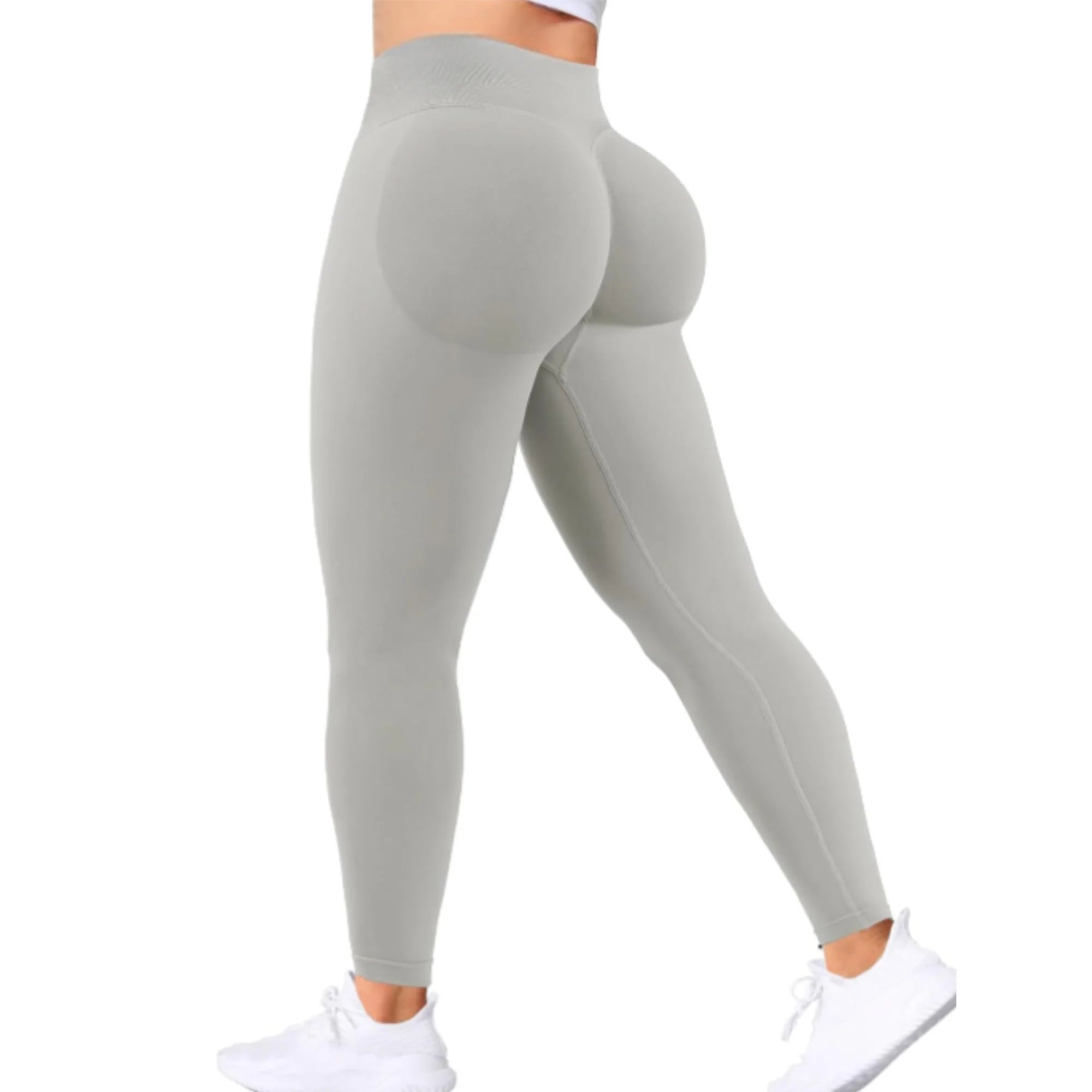 Seamless Women Solid Waist Yoga Pants hip Lifting Tights
