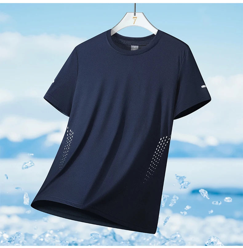 Men's Running Quick Drying T-Shirts Breathable For Sports and Fitness