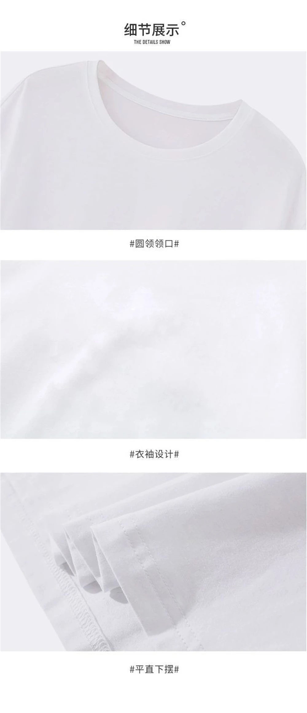 2 Pack 100% Cotton Solid T Shirts Men and Women