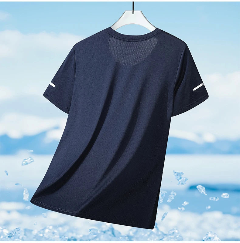 Men's Running Quick Drying T-Shirts Breathable For Sports and Fitness