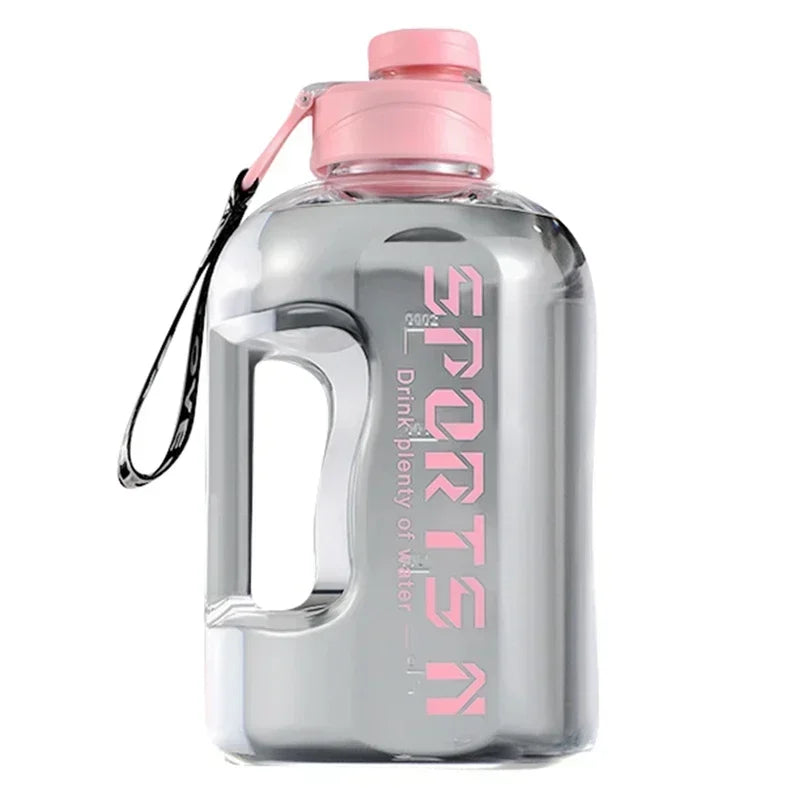 1.7L/2.7L Large Capacity Water Bottle For Fitness Sports
