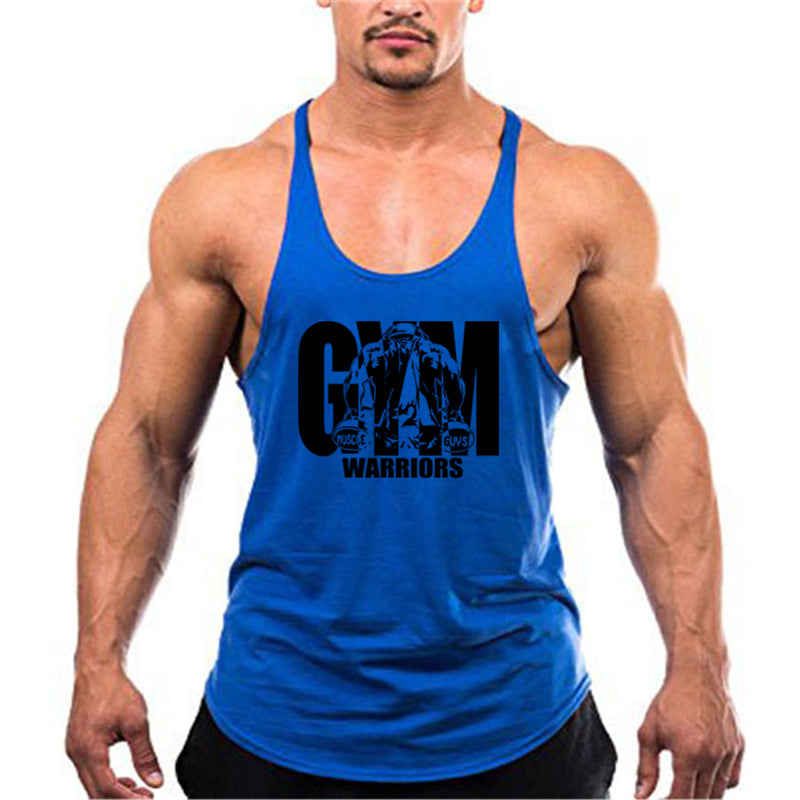 Men's Fitness Bodybuilding Cotton Tank Tops