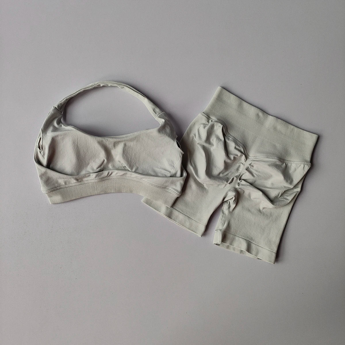 2 Piece Yoga Suit for Women Seamless Fitness Gym Outfit