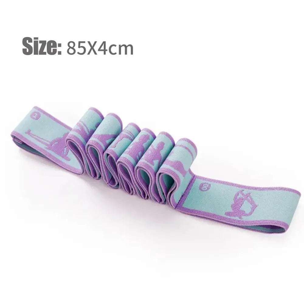 Yoga Stretching Belt Band Elastic Resistance Band For Fitness Home Workouts