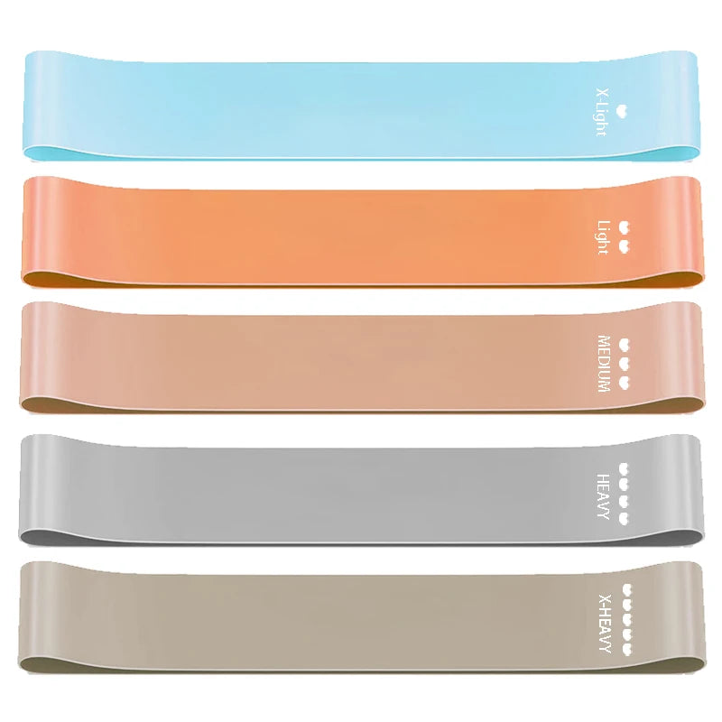 Resistance Loop Exercise Bands 5 Different Resistance Levels Elastic Band