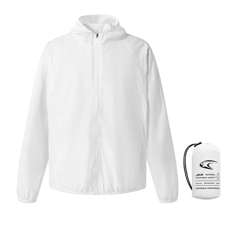 Men's Women's Waterproof Hiking Jacket Windbreaker Outdoor Coat