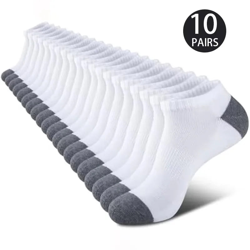 10 Pairs Of Comfortable Breathable Socks For Sports