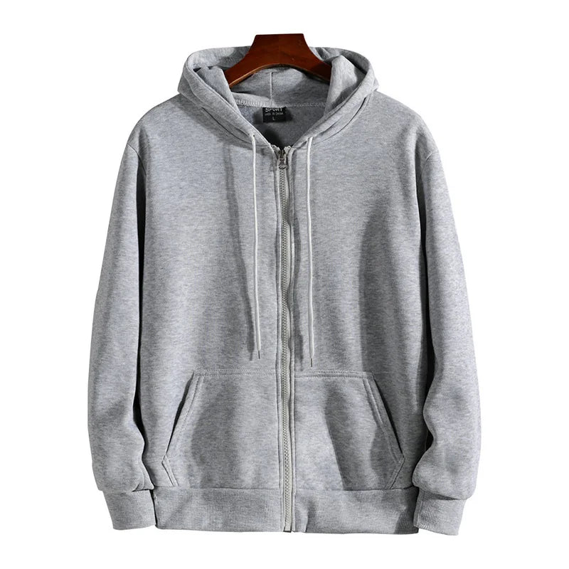 Zipper Hoodie For Men Casual And Fitness