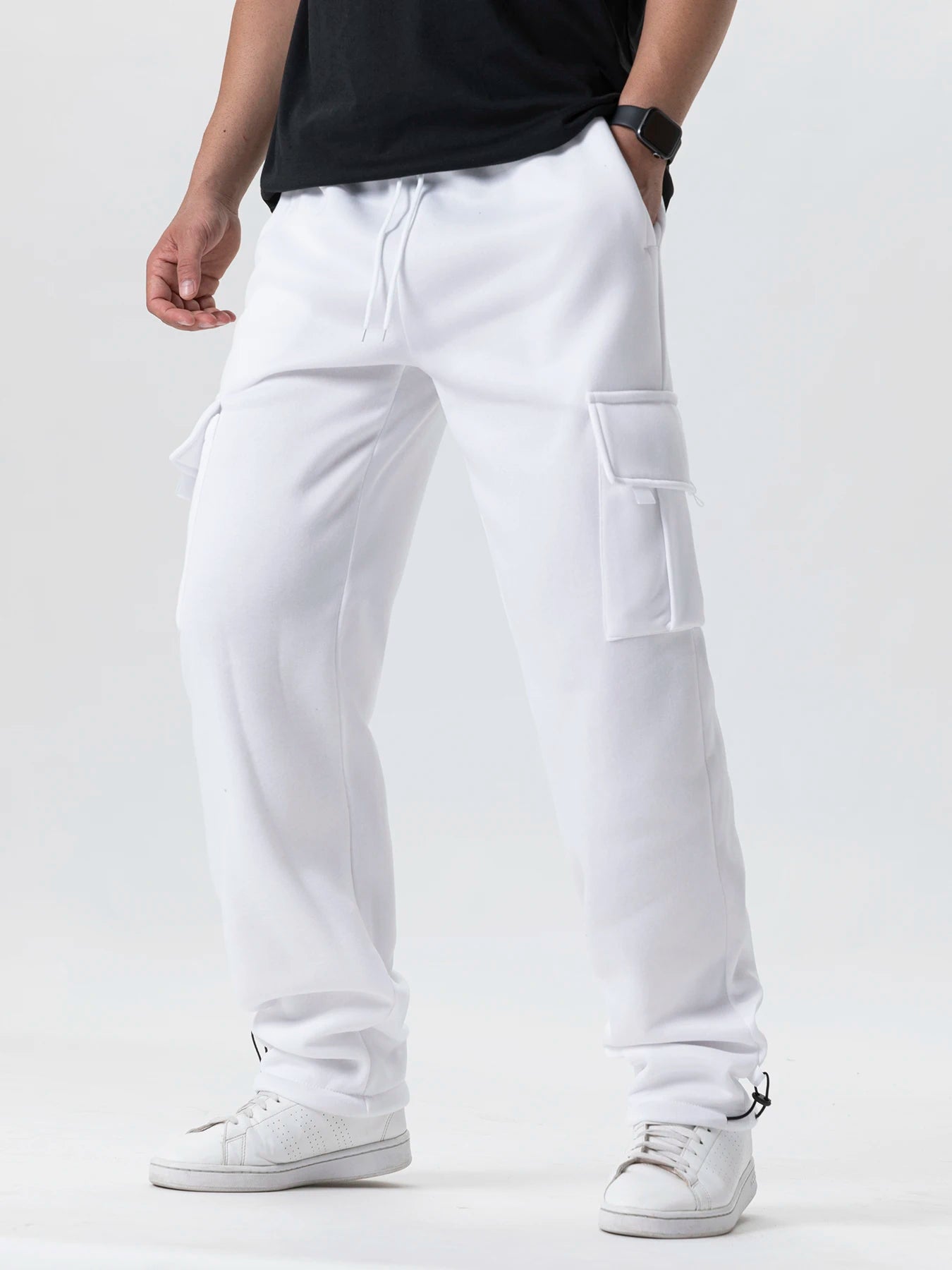 Men's Multi-Pockets Sweatpants Joggers For Fitness and Sports