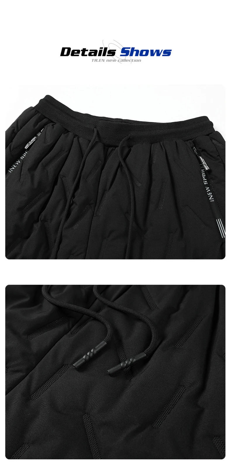 Thick Warm Winter Sweatpants for Men Thermal Trousers