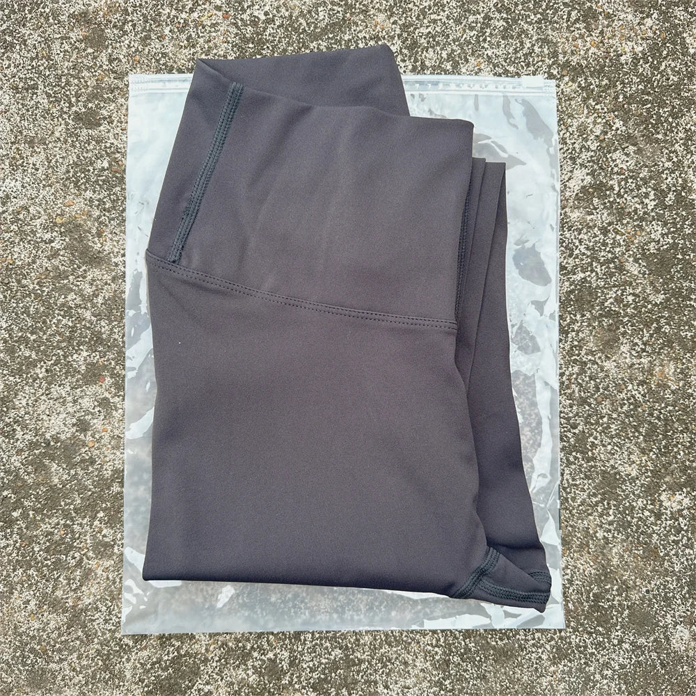 Solid Color High Waist Yoga Leggings For Women