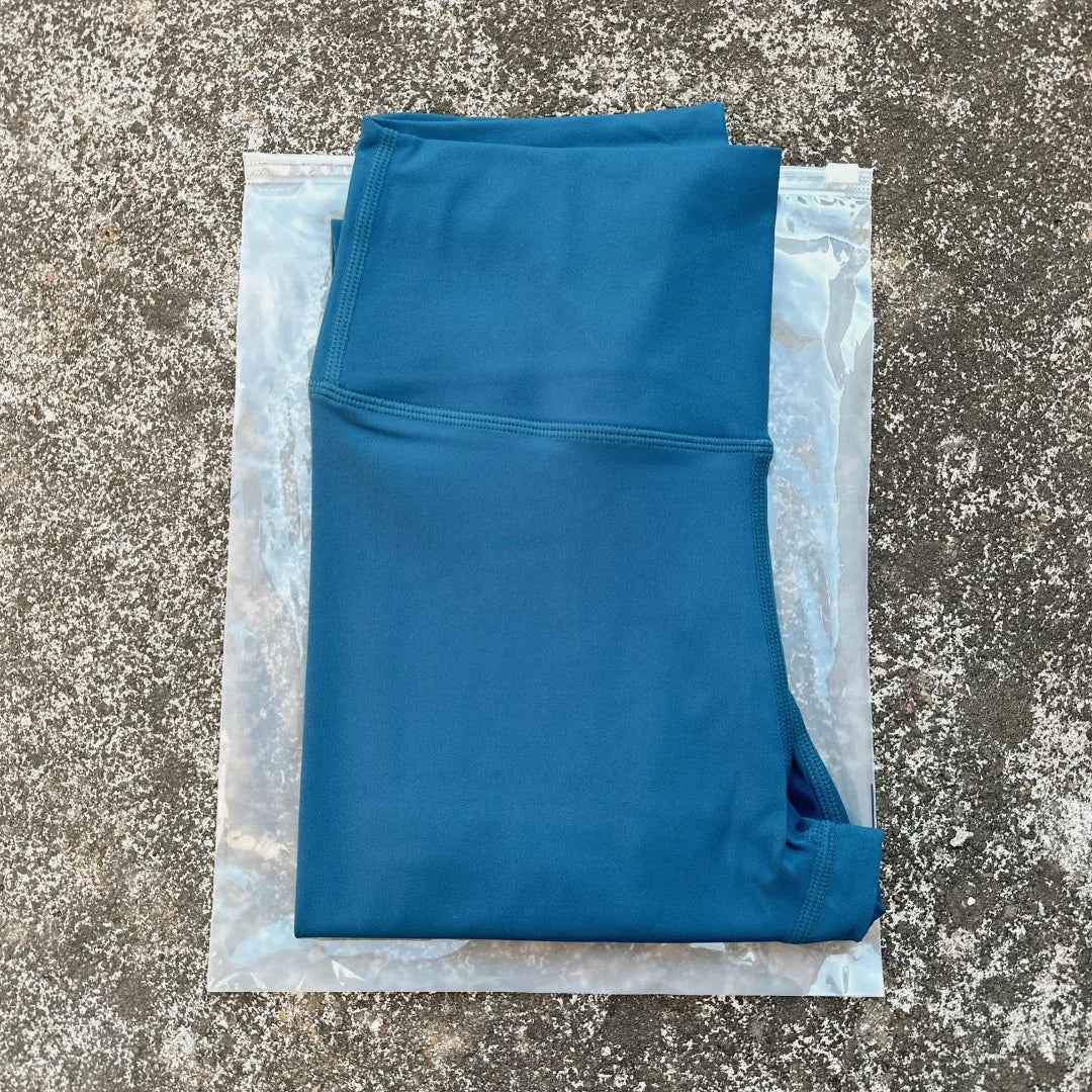 Solid Color High Waist Yoga Leggings For Women