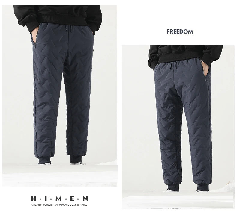 Thick Warm Winter Sweatpants for Men Thermal Trousers