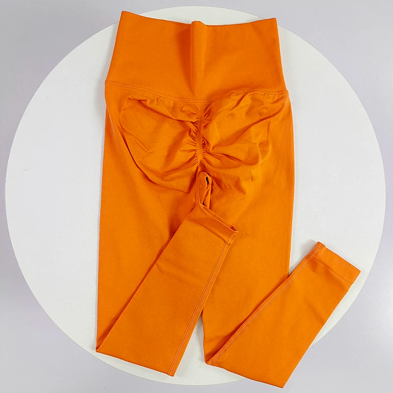 High Elastic Seamless Yoga Leggings - Women Fitness Quick Dry Push Up Sports Pants