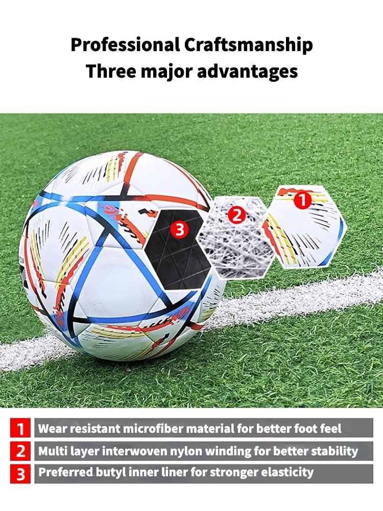 Soccer Ball for Youth Adult, Classic Soccer Ball Indoor Outdoor Sports Game Training Practice Play Ball，Birthday Gifts