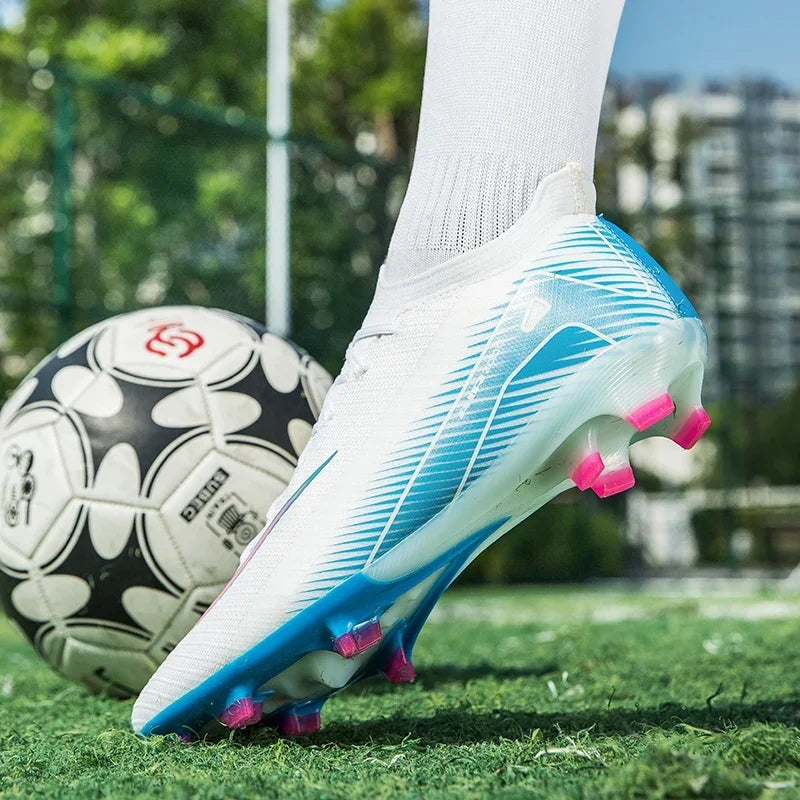 Men and Women Professional Training Football Cleats Ultralight Soccer Shoes
